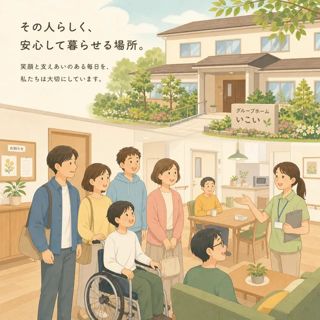 障がい者グループホームの見学で確認したい生活のリアルと選び方の画像