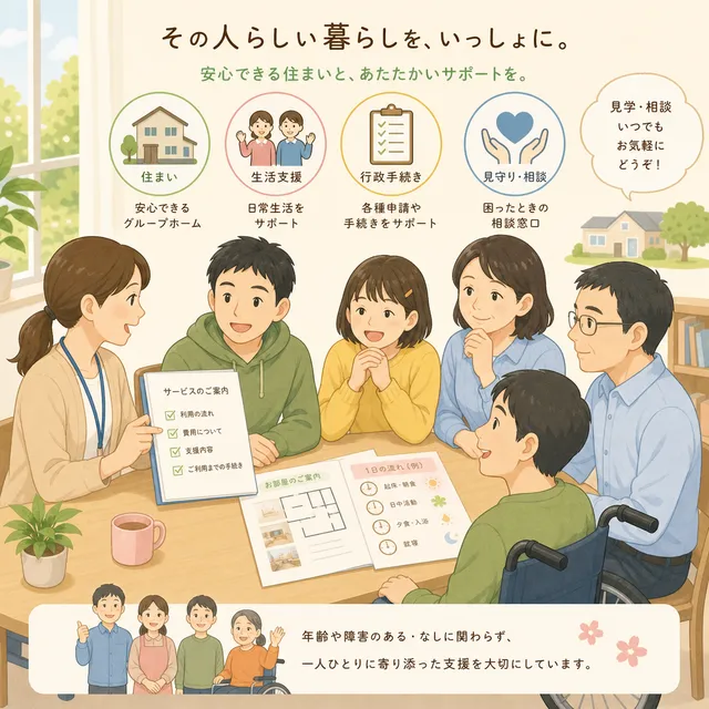 障がい者グループホームの制度と実務を行政視点でやさしく整理の画像